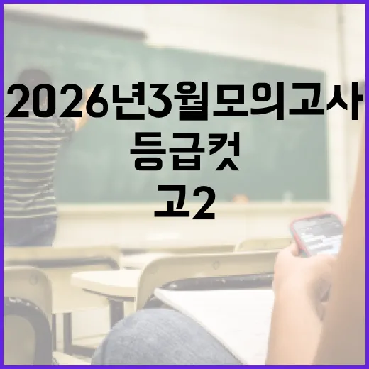 2026년 3월 모의고사 고2 등급컷을 이해하는 방법 - 요약