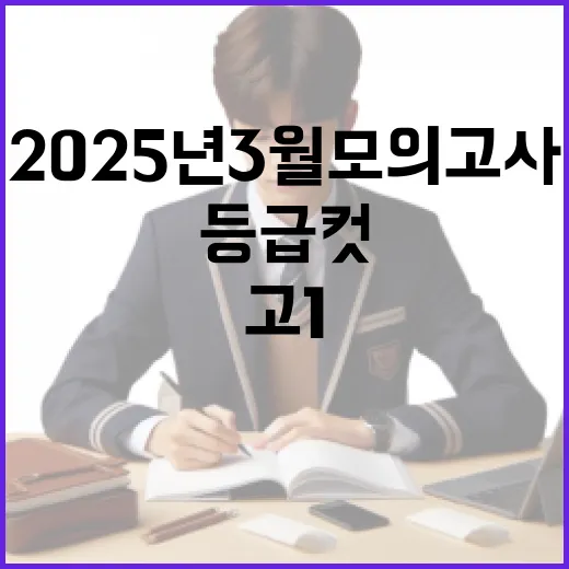2025년 3월 모의고사 고1 등급컷을 이해하는 방법 - 요약