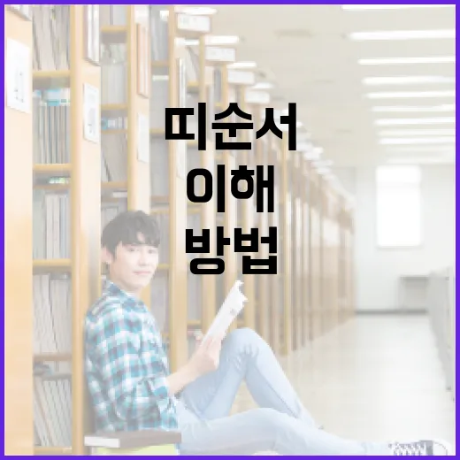 띠 순서를 이해하고 활용하는 방법 - 요약