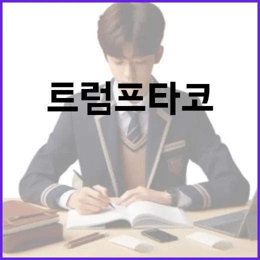 트럼프 타코의 뜻과 유래: 알아두면 유용한 정보 - 요약