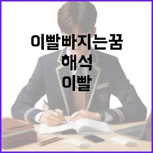 이빨 빠지는 꿈 해석하는 방법 - 요약