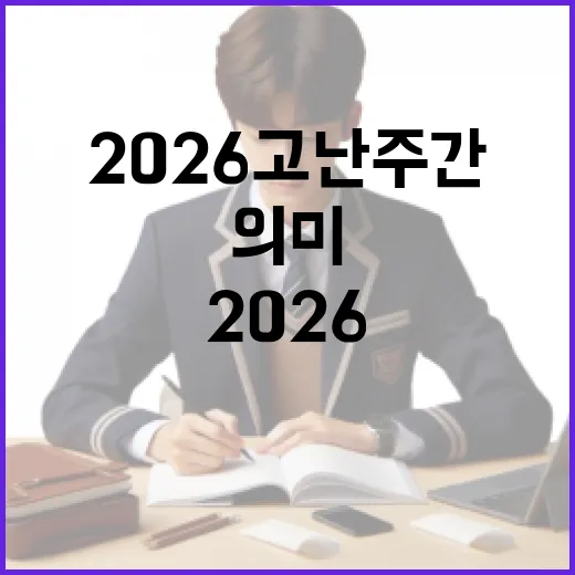 2026 고난주간을 의미 있게 보내는 방법 - 요약