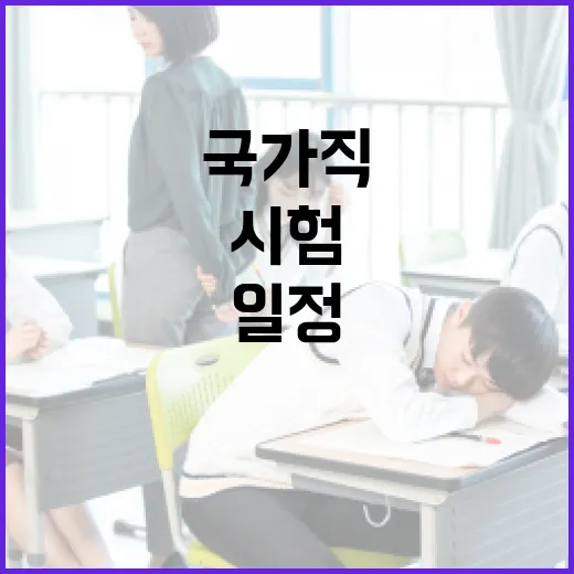 국가직 9급 시험 준비를 위한 일정 관리 방법 - 요약