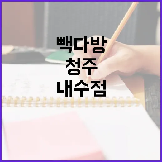 청주 빽다방 내수점에서 커피를 즐기는 방법 - 요약