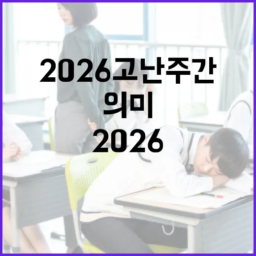 2026 고난주간을 의미 있게 보내는 방법 - 요약