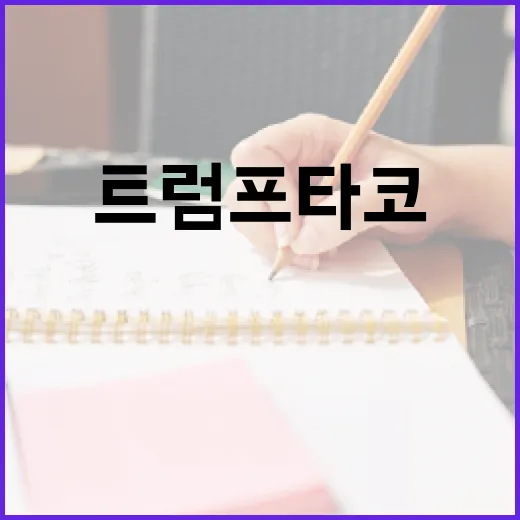 트럼프 타코(Taco) 뜻과 활용법 알아보기 - 요약