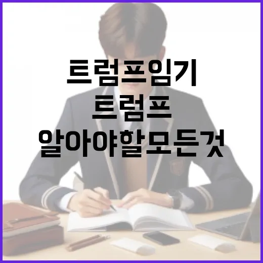 트럼프 임기에 대해 알아야 할 모든 것 - 요약