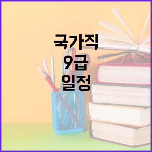 국가직 9급 일정 준비하는 방법: 알아야 할 모든 것 - 요약
