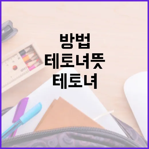 테토녀 뜻과 활용법을 알아보는 방법 - 요약