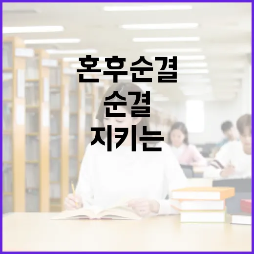 혼후순결을 지키는 방법과 그 의미 - 요약