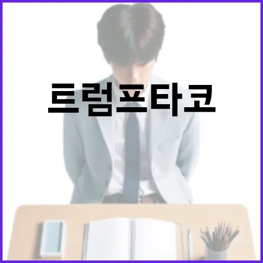 트럼프 타코의 뜻과…