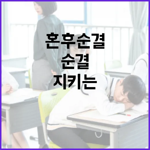 혼후순결의 의미와 이를 지키는 방법 - 요약