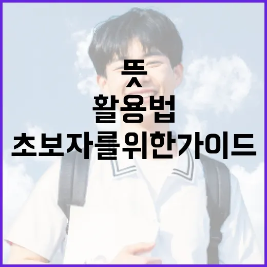 우베의 뜻과 활용법: 초보자를 위한 가이드 - 요약