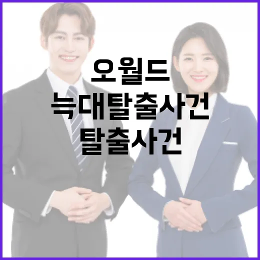 오월드에서 늑대 탈출 사건 대처하는 방법 - 요약