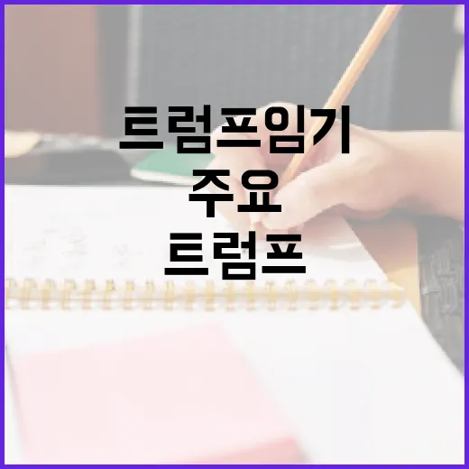 트럼프 임기의 주요 사건을 이해하는 방법 - 요약