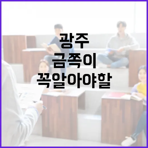 금쪽이를 광주에서 키우는 방법: 꼭 알아야 할 꿀팁 - 요약