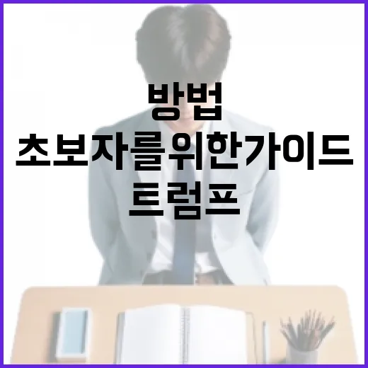 트럼프 임기를 이해하는 방법: 초보자를 위한 가이드 - 요약