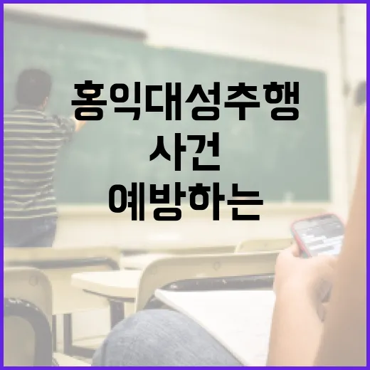 홍익대 성추행 사건을 이해하고 예방하는 방법 - 요약