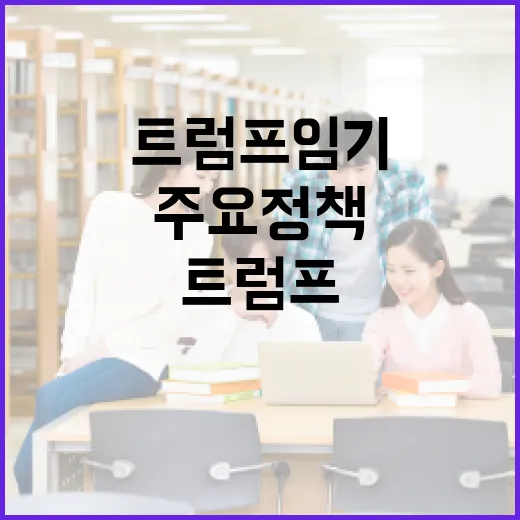 트럼프 임기의 주요 정책과 그 영향 이해하기 - 요약