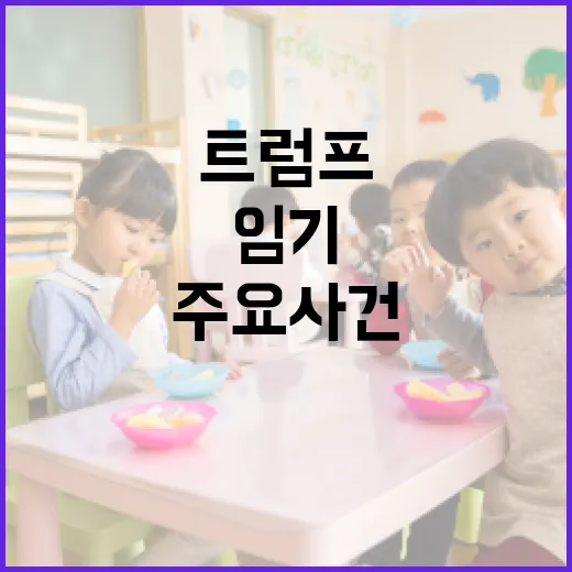 트럼프 임기의 주요 사건과 그 영향 이해하기 - 요약