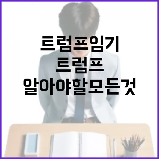 트럼프 임기에 대해 알아야 할 모든 것 - 요약