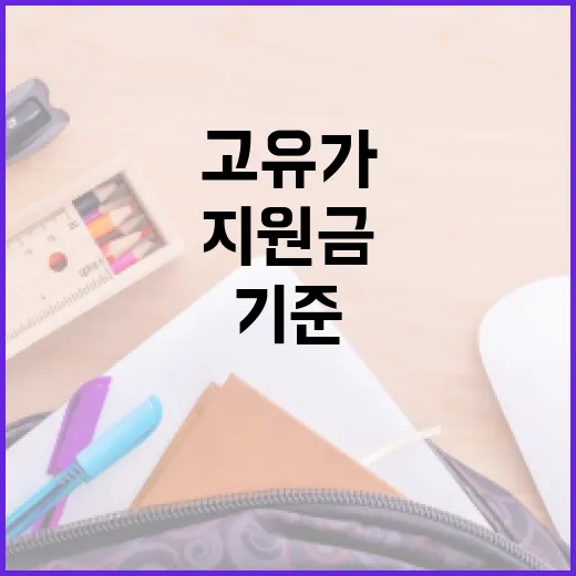 고유가 지원금 기준을 이해하는 방법 - 요약
