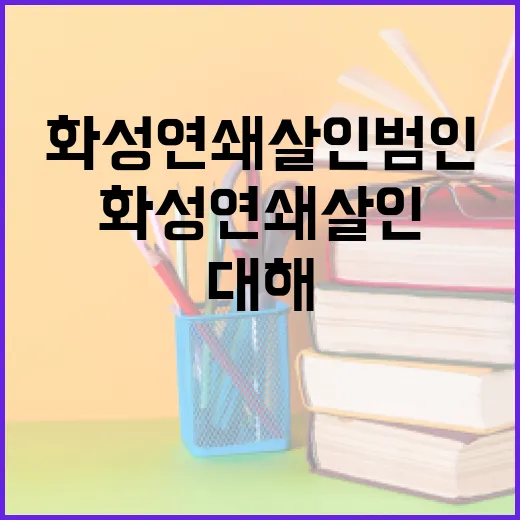 화성 연쇄살인범인에 대해 알아보는 방법 - 요약