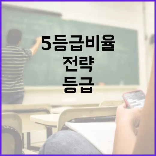 5등급 비율을 계산하는 방법과 최적화 전략 - 요약