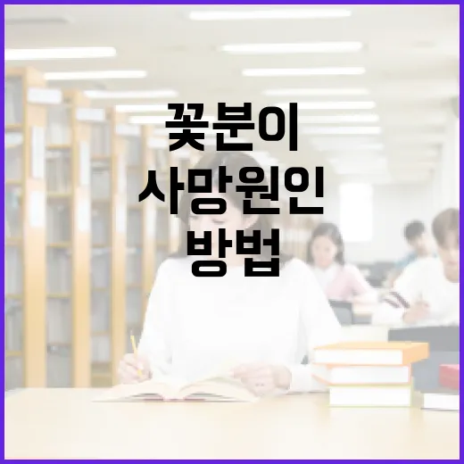 꽃분이의 사망 원인을 이해하는 방법 - 요약