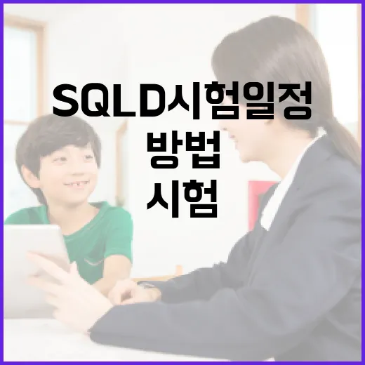 SQLD 시험일정을 알아보는 방법 - 요약