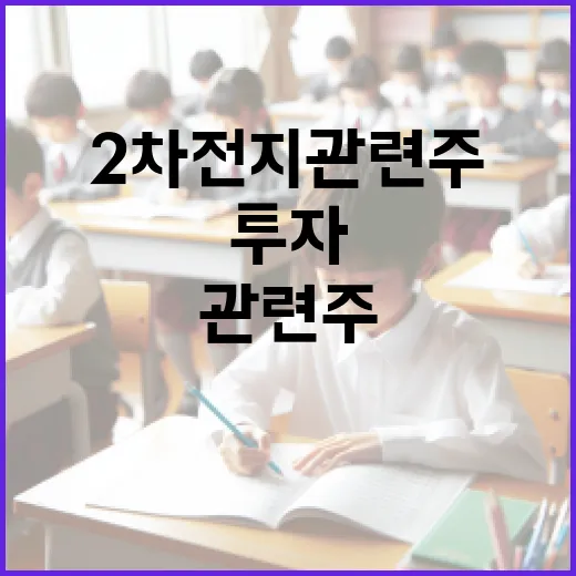 2차전지 관련주에 투자하는 방법 - 요약