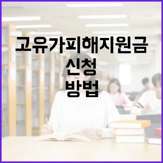 고유가 피해지원금 대상 확인하는 방법과 신청 절차 - 요약