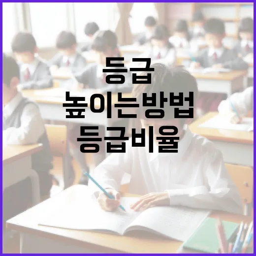5등급 비율을 높이는 방법 - 요약