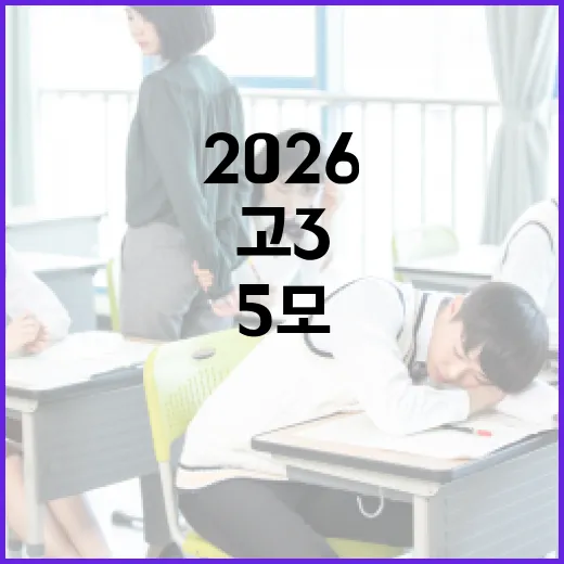 2026 고3 5모 준비하는 방법 - 요약