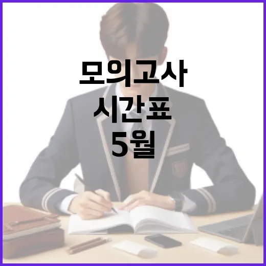 2026년 5월 모의고사 시간표를 준비하는 방법 - 요약