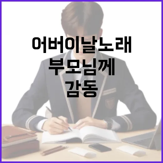 어버이날 노래로 부모님께 감동을 전하는 방법 - 요약