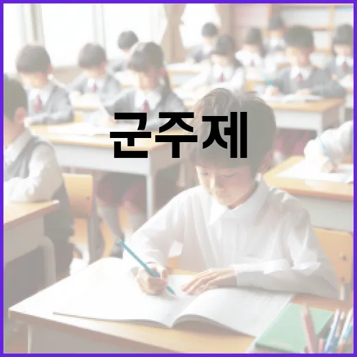 군주제의 뜻과 이해하는 방법 - 요약