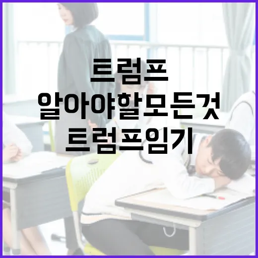 트럼프 임기에 대해 알아야 할 모든 것 - 요약