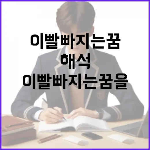 이빨 빠지는 꿈을 해석하는 방법 - 요약