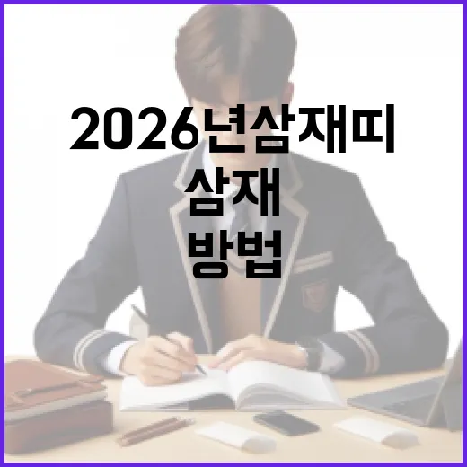 2026년 삼재띠를 대비하는 방법 - 요약