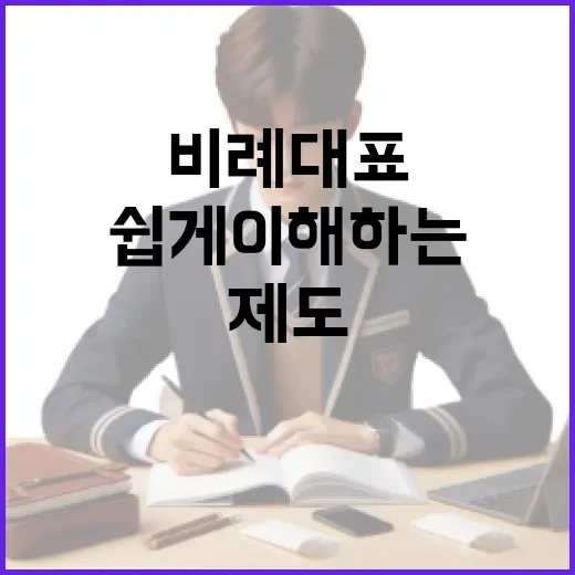 비례대표 제도를 쉽게 이해하는 방법 - 요약