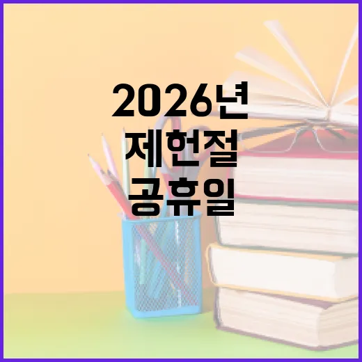 2026년 제헌절, 공휴일로 지정될까? - 요약