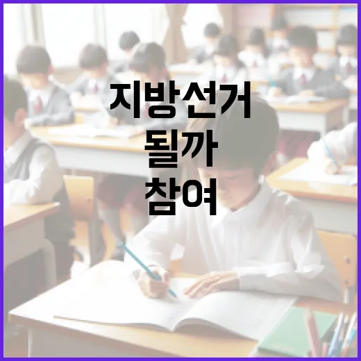 지방선거, 참여 인원은 얼마나 될까?