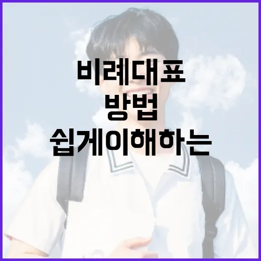 비례대표의 모든 것: 쉽게 이해하는 방법