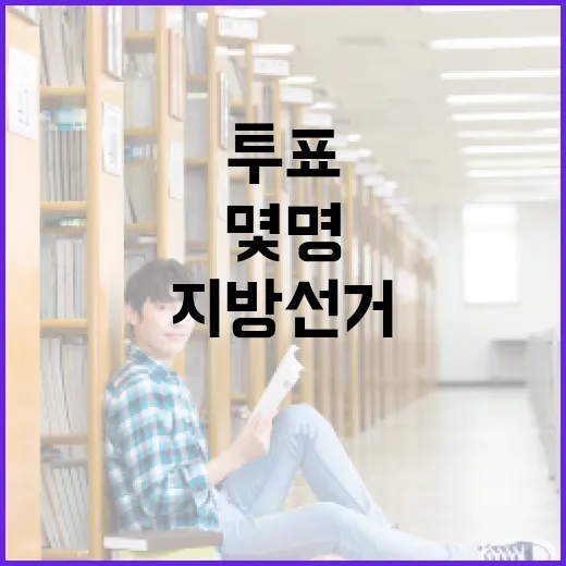 지방선거, 몇 명이 투표했을까? 알아두면 좋은 정보! - 요약