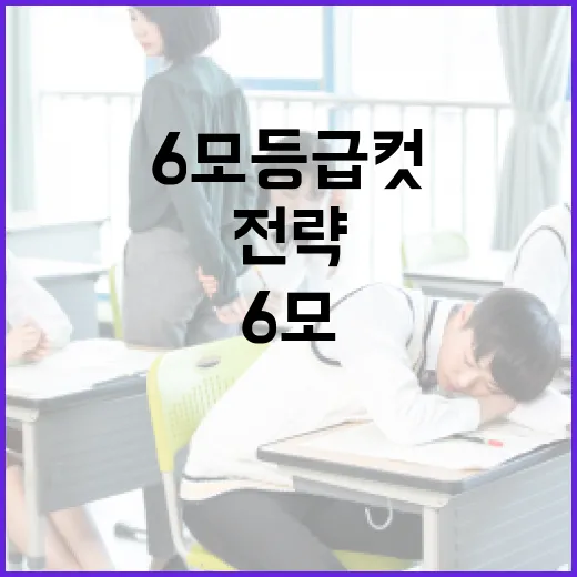 6모 등급컷 이해하기: 등급컷을 통해 전략 세우는 법 - 요약