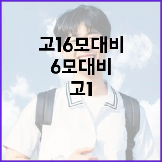 고1 6모 대비, 이렇게 준비해보세요! - 요약