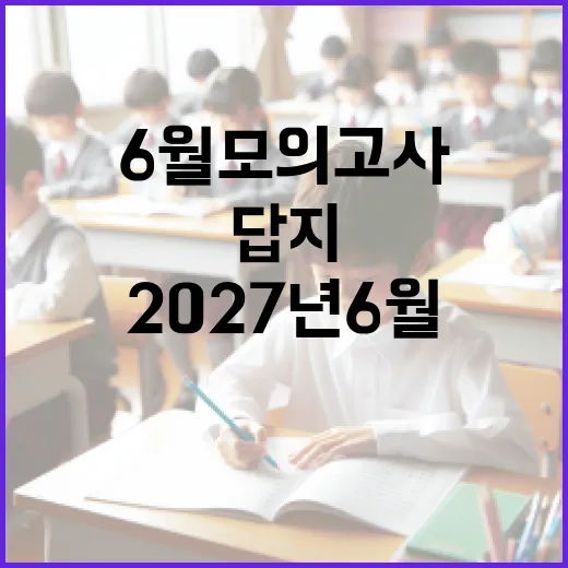 2027년 6월 모의고사 답지, 어떻게 활용할까? - 요약