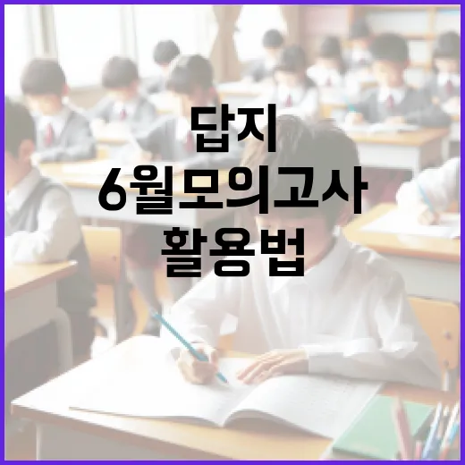 2027년 6월 모의고사 답지 활용법, 이렇게 해보세요! - 요약