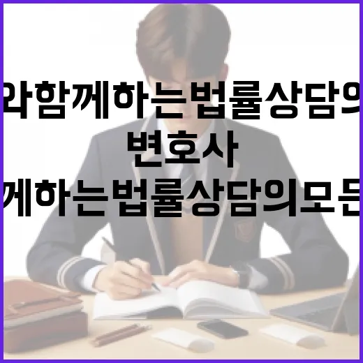 진은정 변호사와 함께하는 법률 상담의 모든 것 - 요약